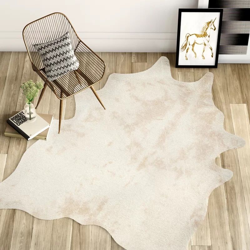 Isal Ivory Beige Rug-5'x6'6" thumbnail 2