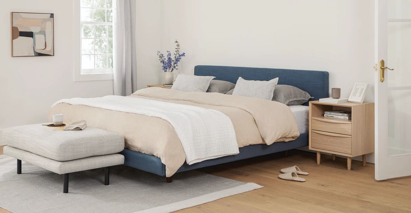 Tessu Caspian Blue Bed- King thumbnail 2