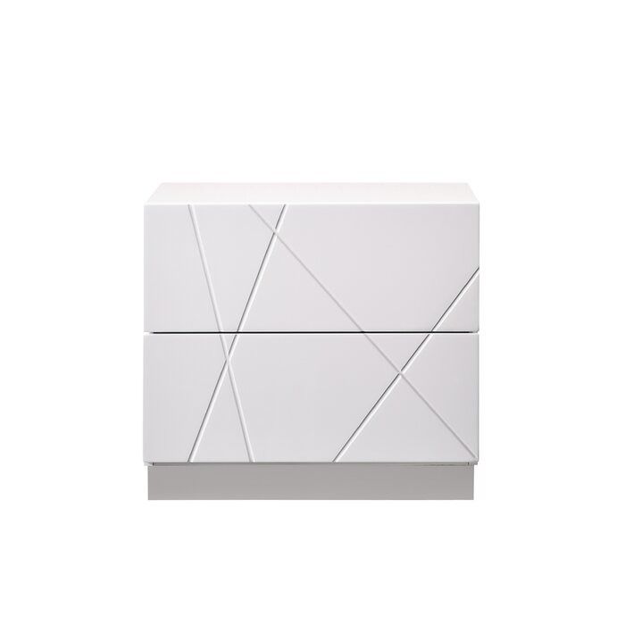 Anikesh Two Drawer Nightstand thumbnail 3