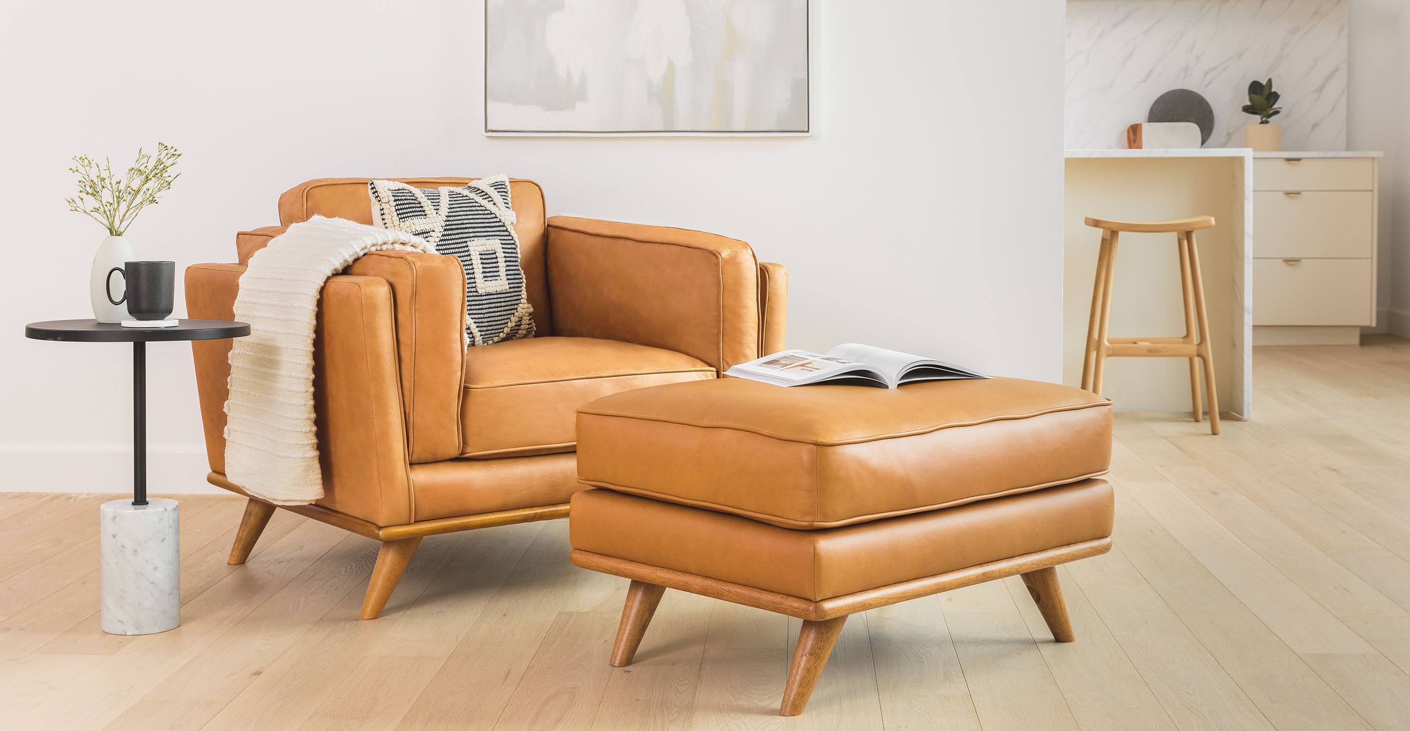 Timber charme tan chair thumbnail 8