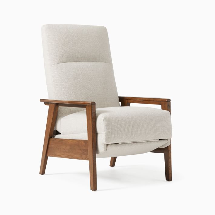 Mid Century Show Wood Recliner thumbnail 2