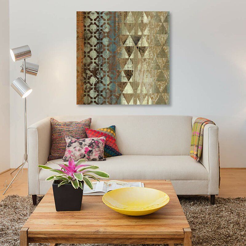 Tribal Moderne Graphic Art Print on Canvas thumbnail 2