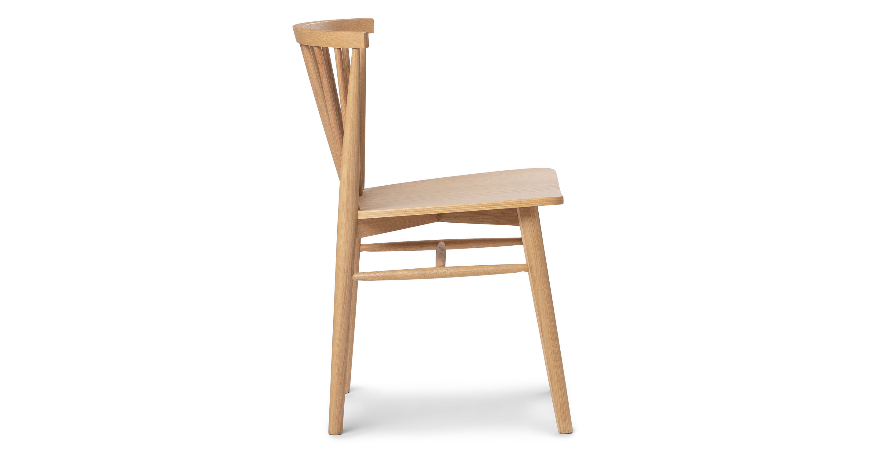 Rus Light Oak Dining Chair Set Of 2 thumbnail 2