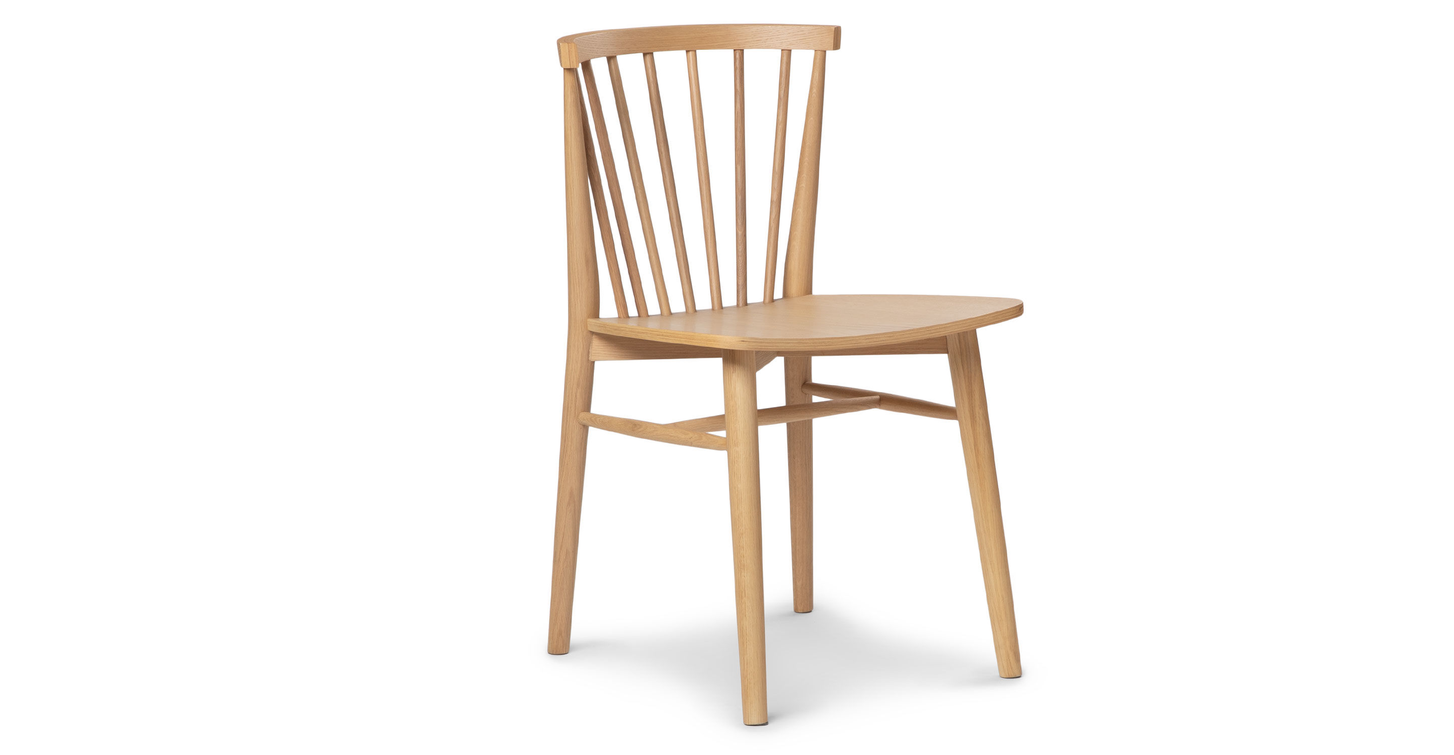 Rus Light Oak Dining Chair Set Of 2 thumbnail 4