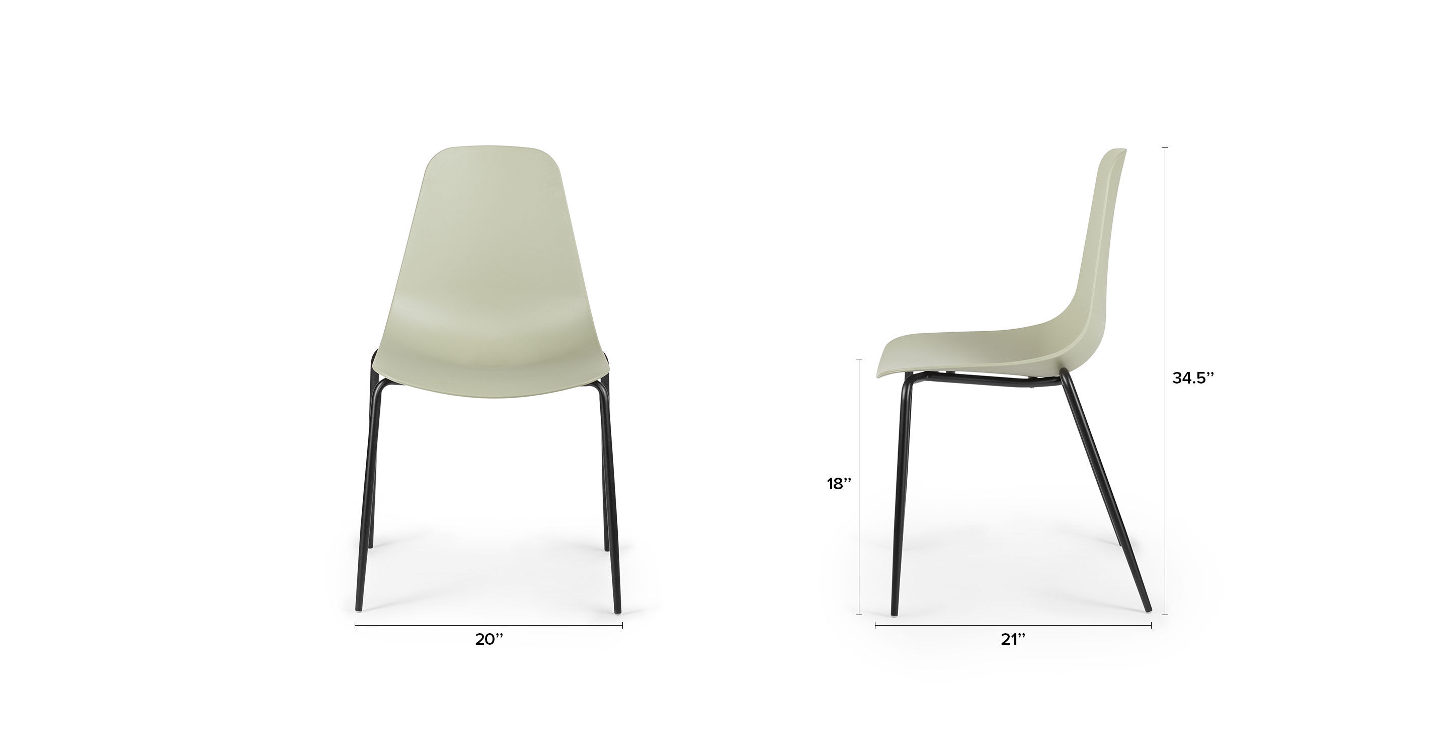 Svelti Grano Palm Green Dining Chair thumbnail 8