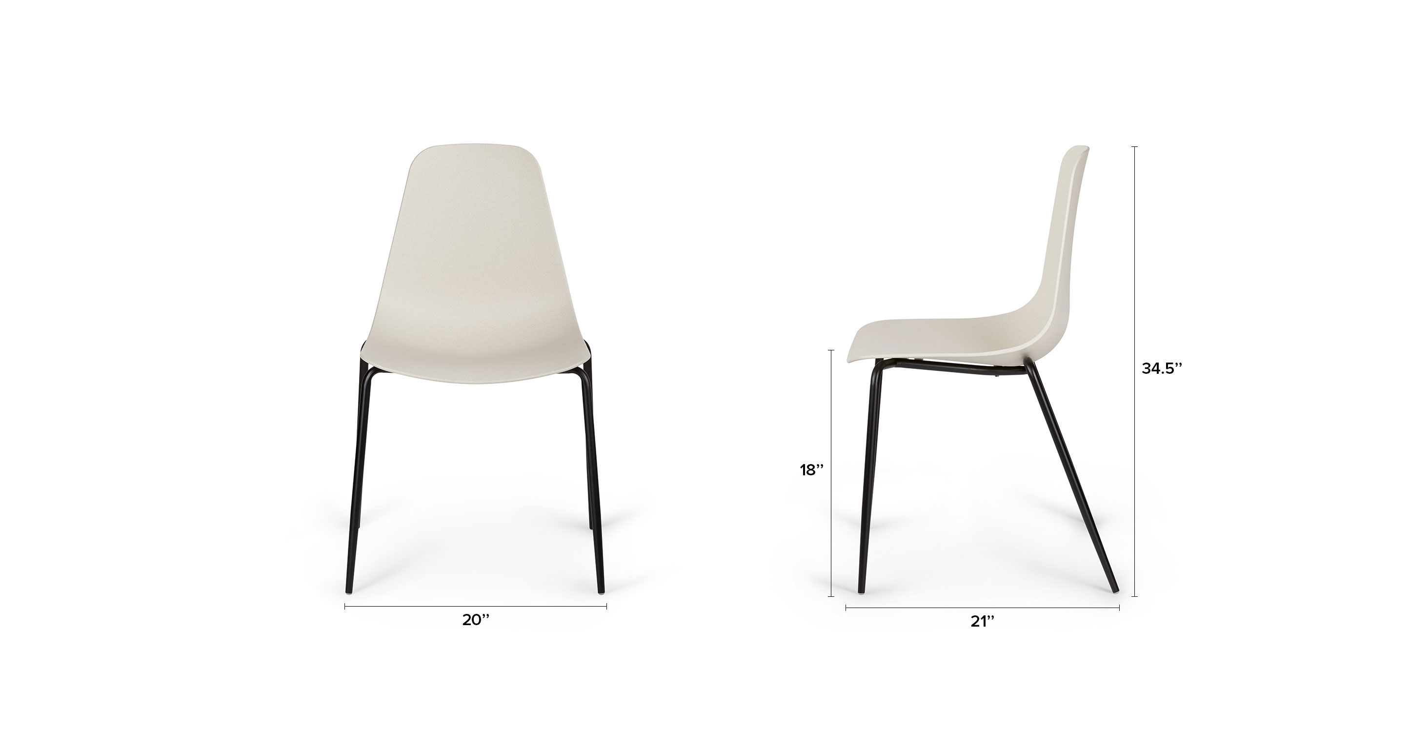 Svelti Grano Fawn Beige Dining Chair thumbnail 8