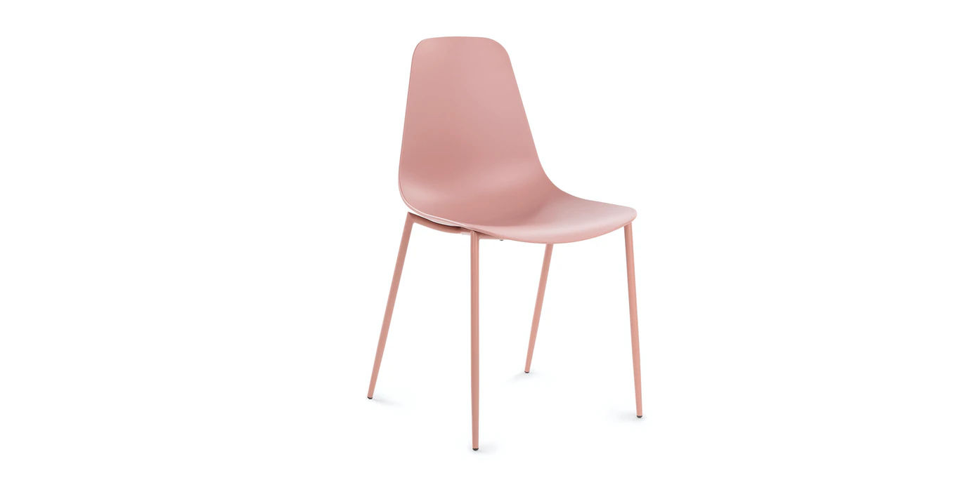 Svelti Dusty Pink Dining Chair Set Of 2 thumbnail 2