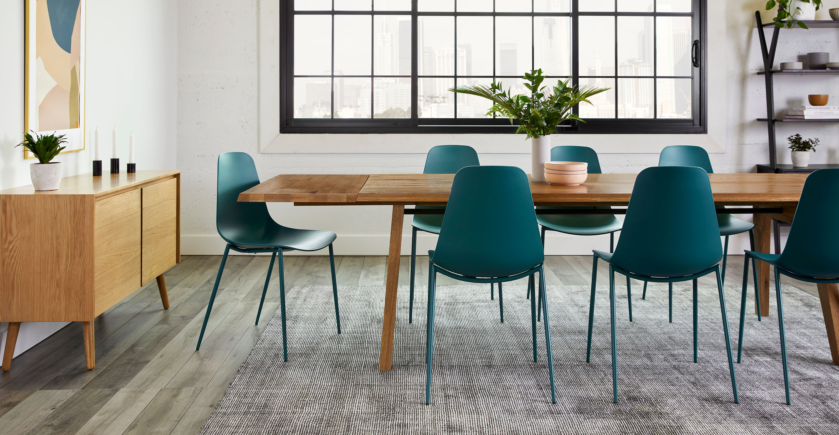 Svelti Deep Cove Teal Dining Chair Set Of 2 thumbnail 8