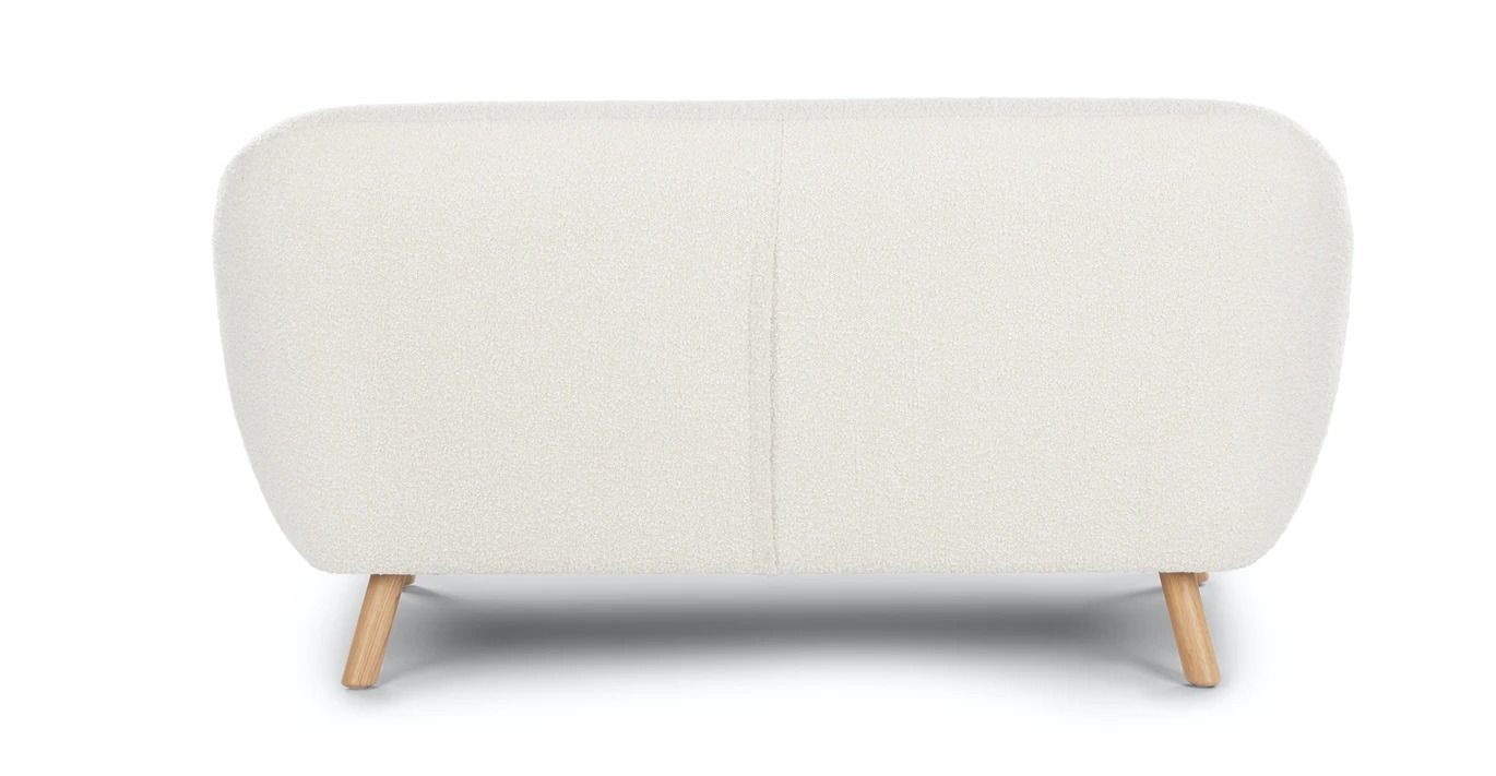 Gabriola Ivory Boucle Loveseat thumbnail 4