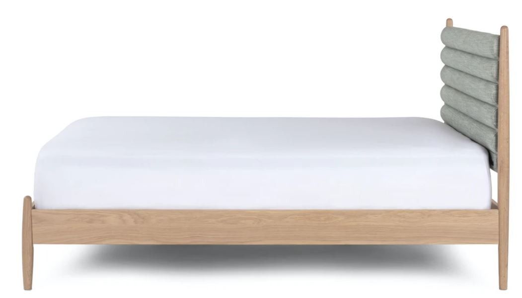 Lenia Rain Cloud Gray Oak Bed-Queen  thumbnail 4