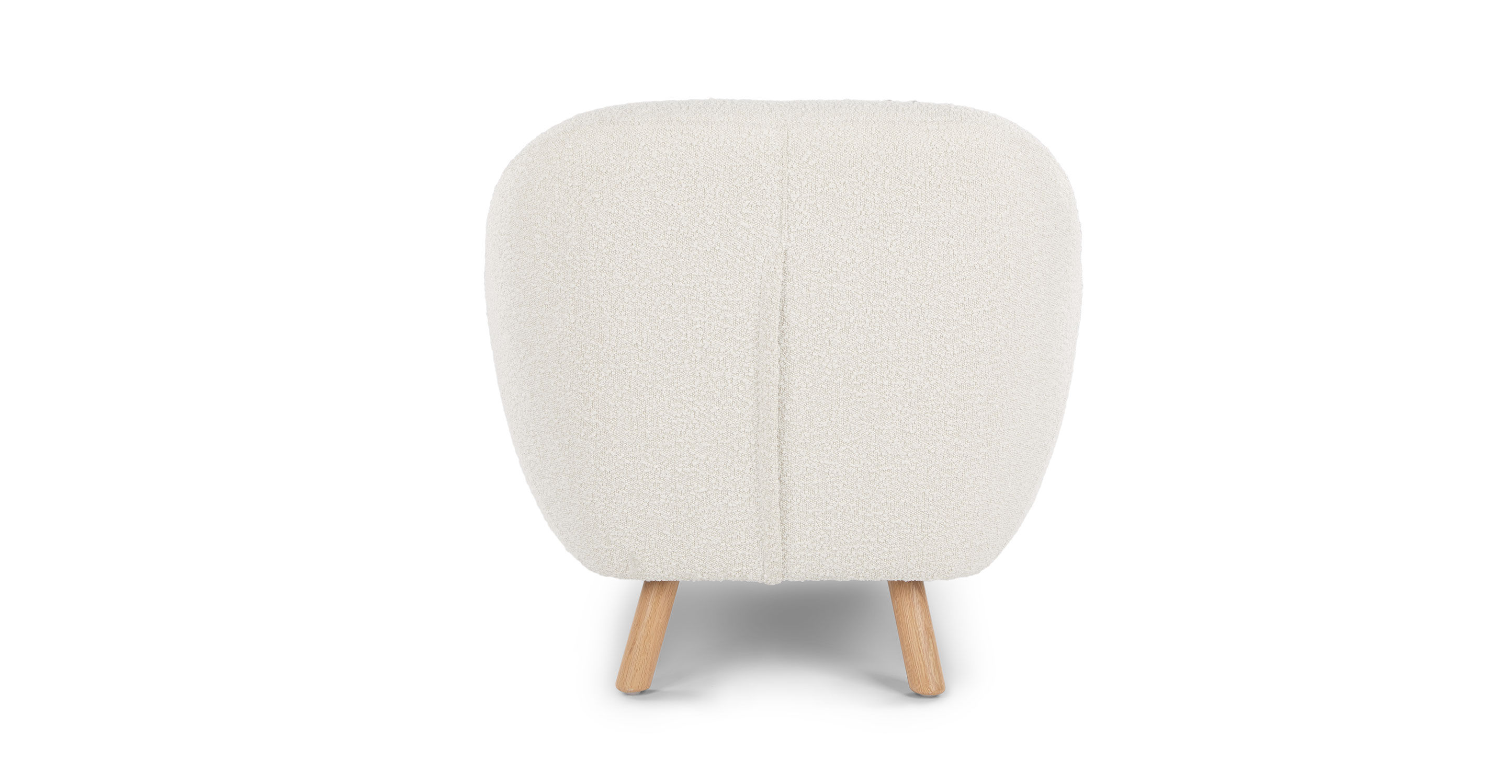Gabriola Ivory Boucle Lounge Chair thumbnail 4