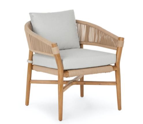 Makali Lily White Lounge Chair thumbnail 3