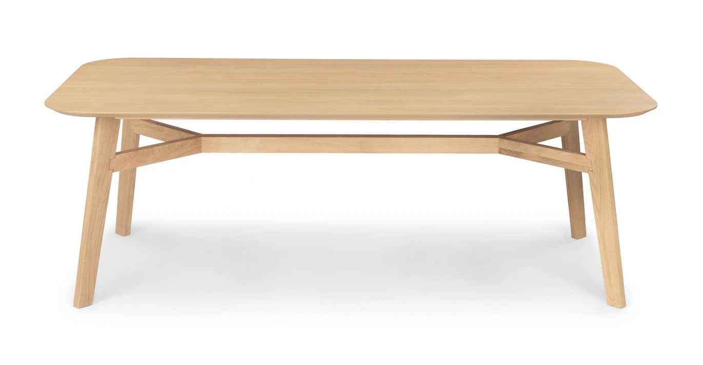 Ventu Light Oak Dining Table For 8 thumbnail 3