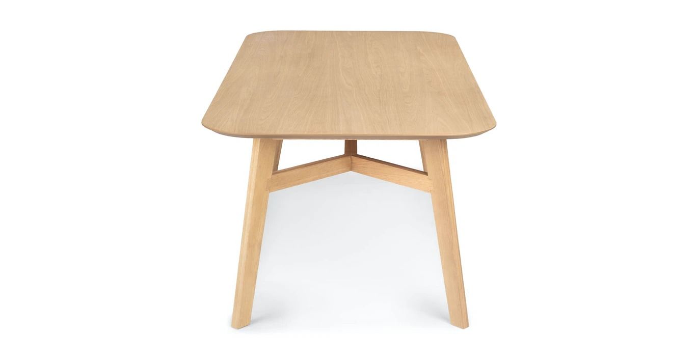 Ventu Light Oak Dining Table For 8 thumbnail 4