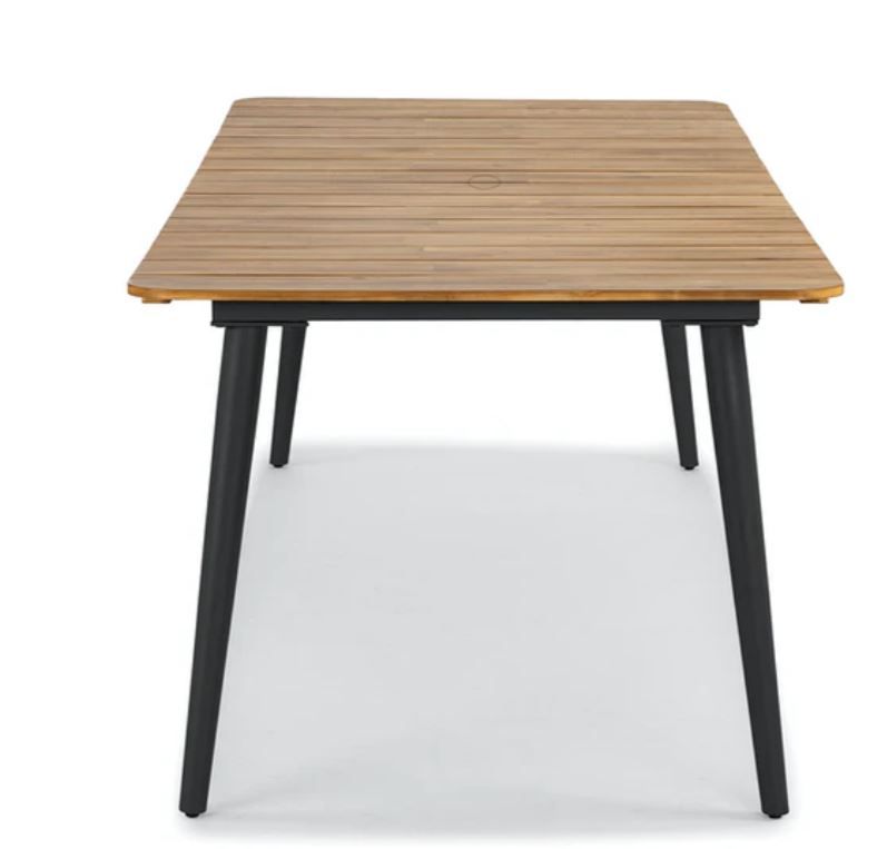 Latta Slate Gray Dining Table for 8 thumbnail 3