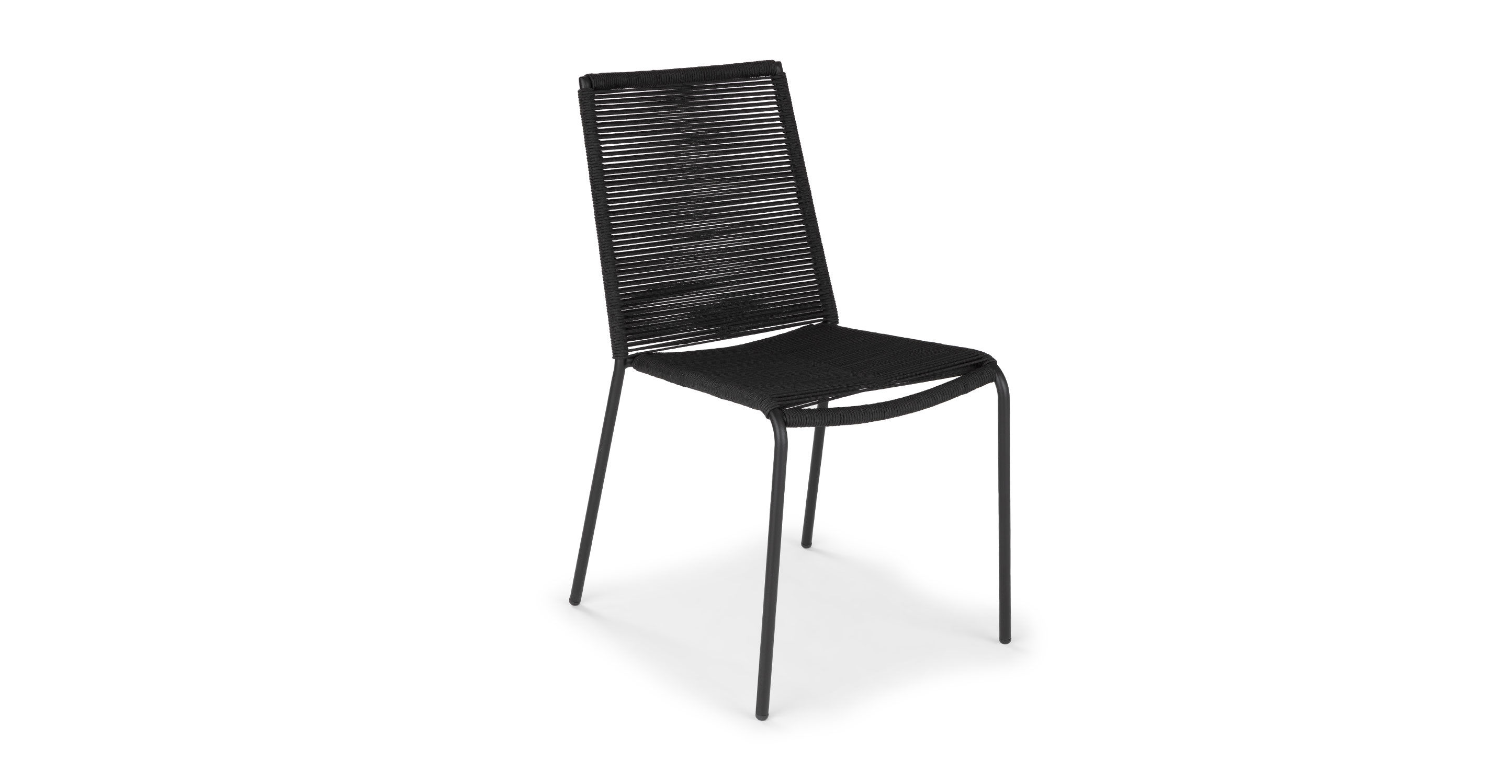 Zina Ember Black Dining Chair Set Of 2 thumbnail 3