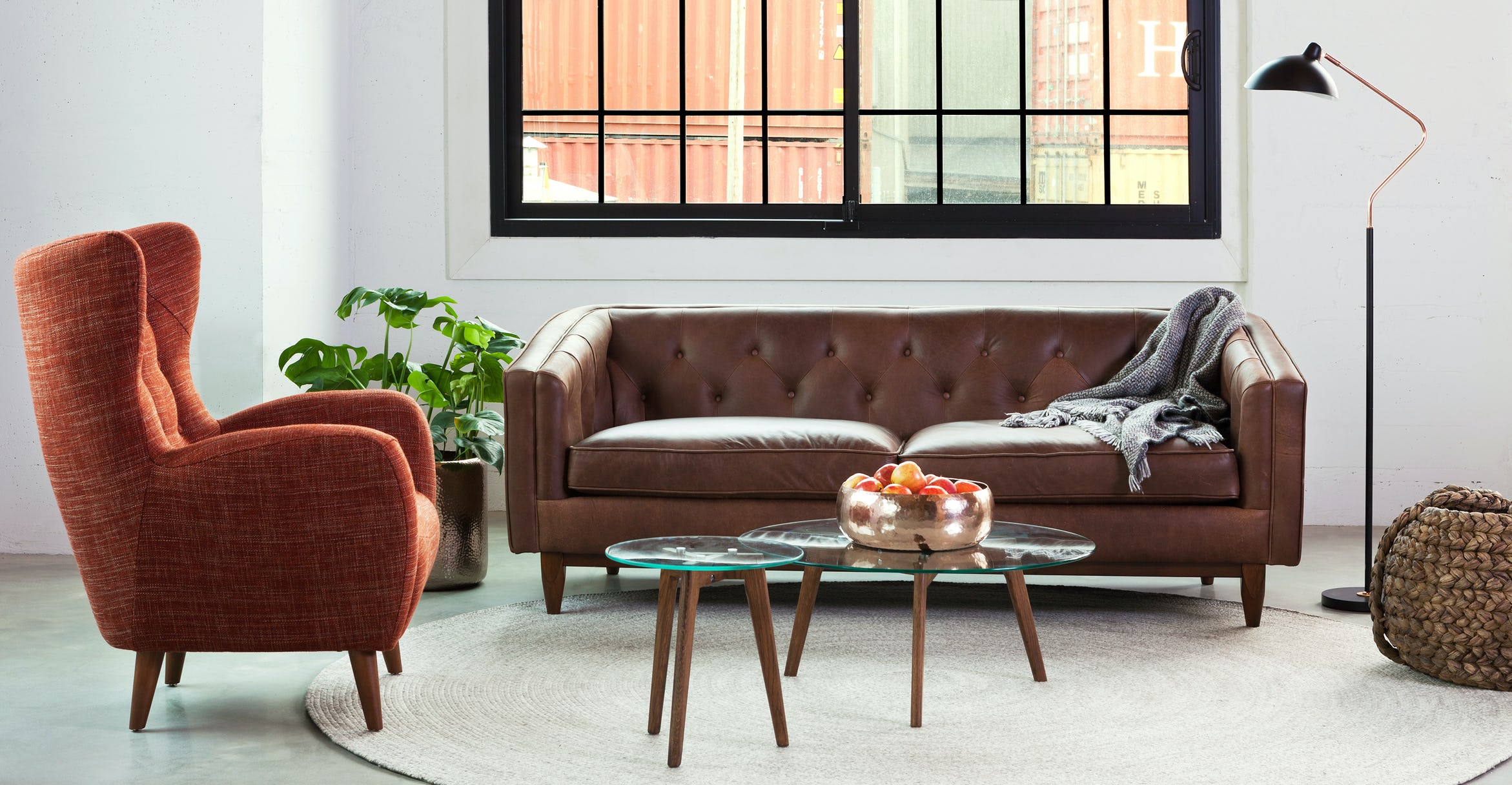 Mod Orange Spice Armchair thumbnail 2
