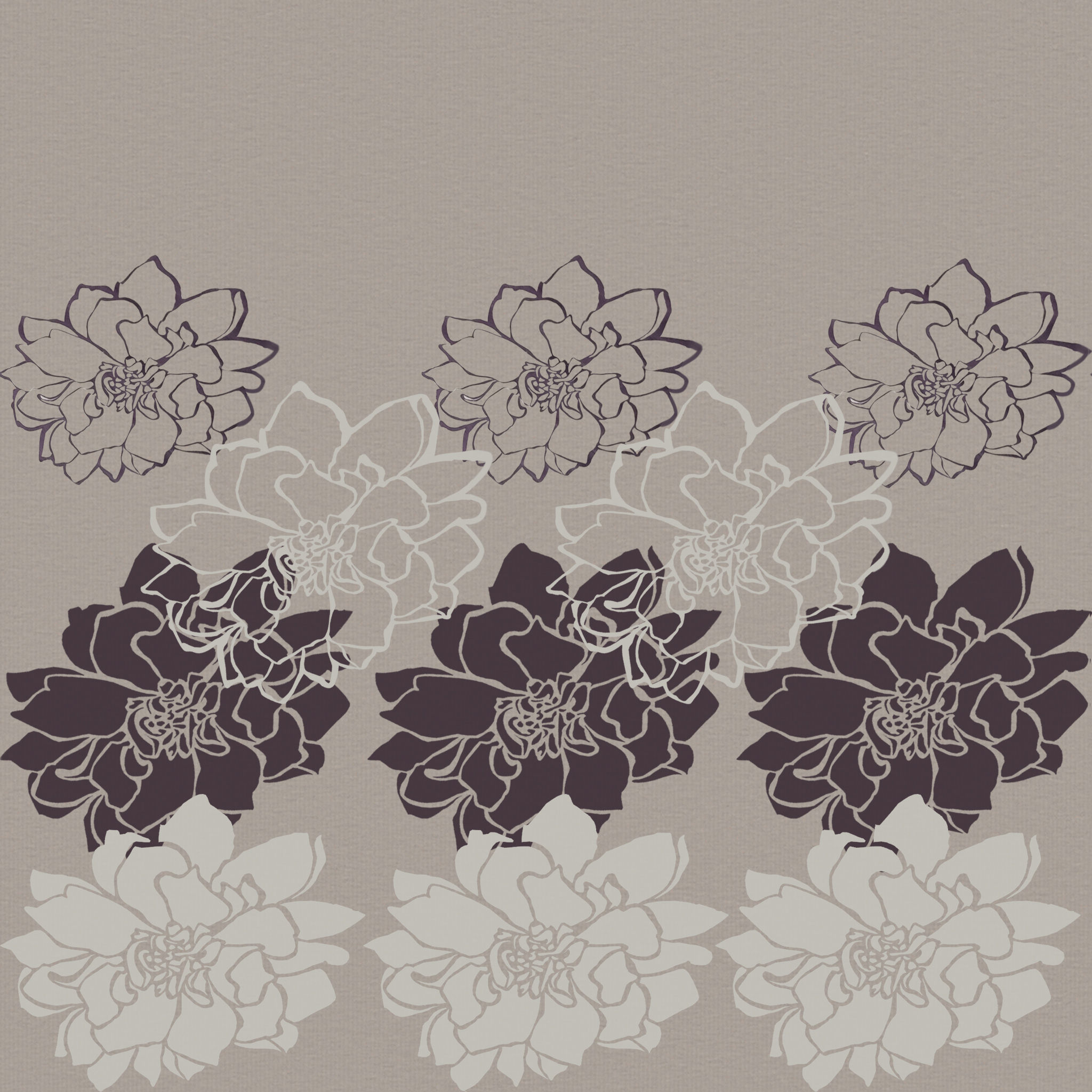 customer White purple floral comforter bed thumbnail 2