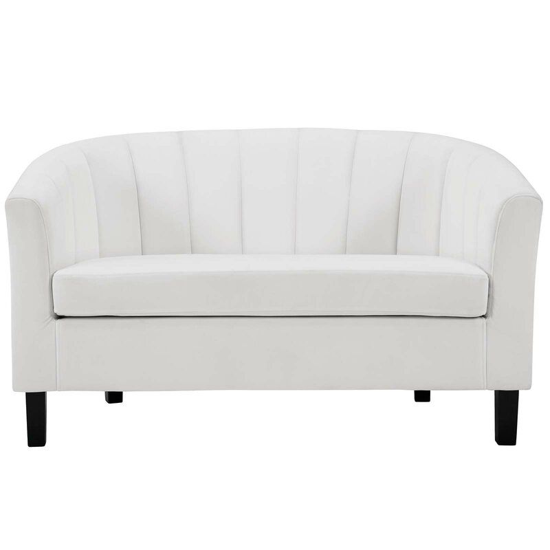 Ziaa Round Arm Loveseat thumbnail 3