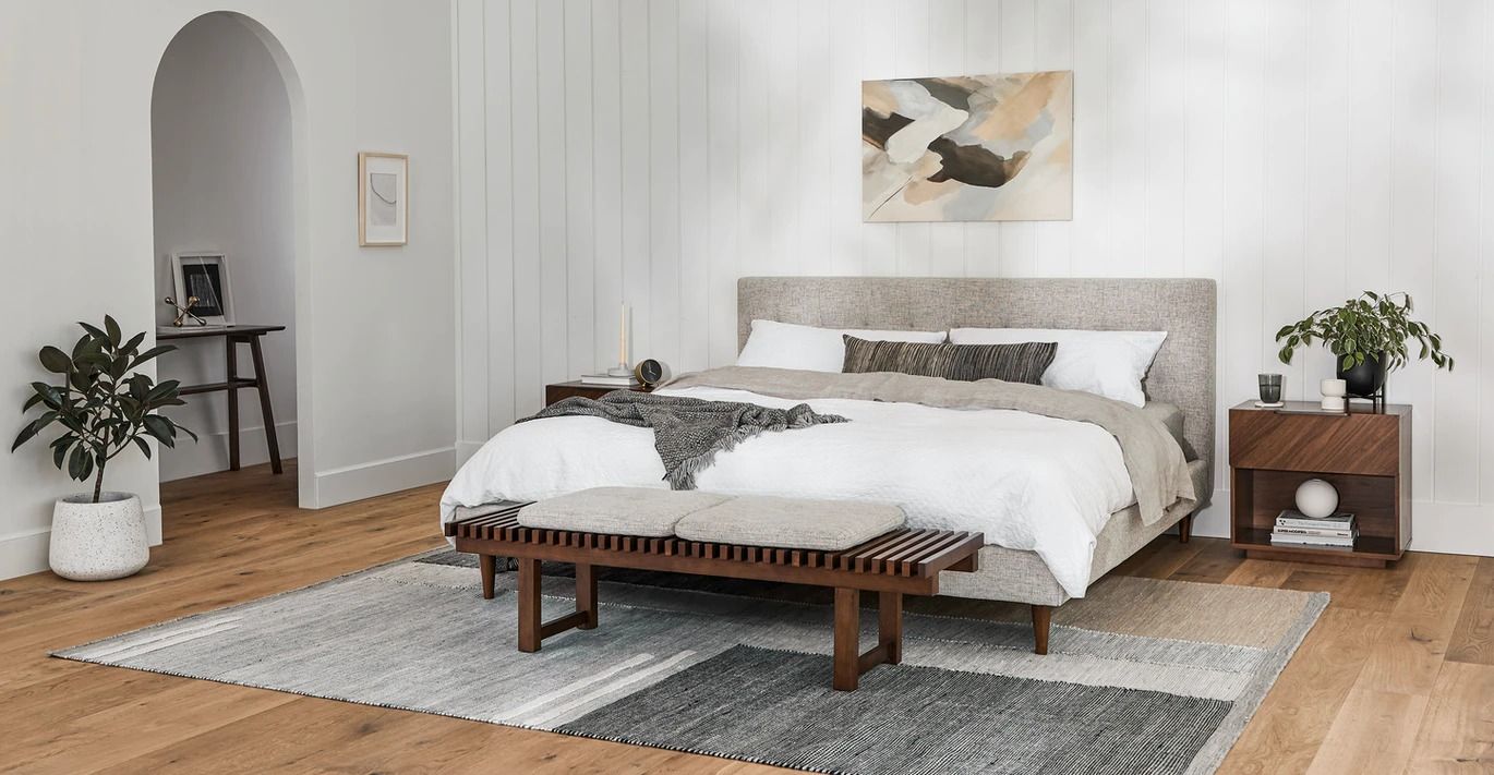 Sven Birch Ivory Bed-King thumbnail 2