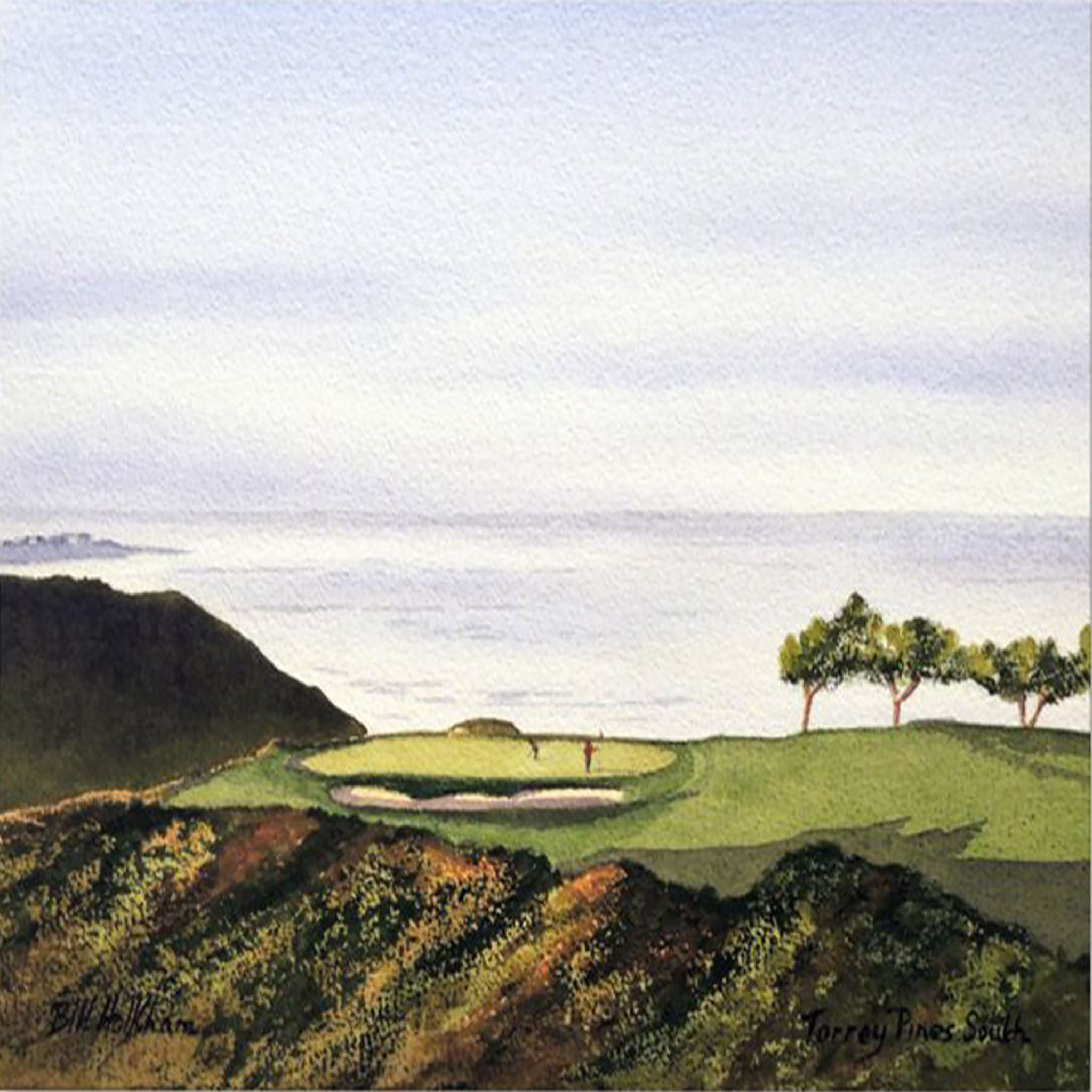 Torrey Pines South Golf Course Hole 3 Canvas Print thumbnail 4