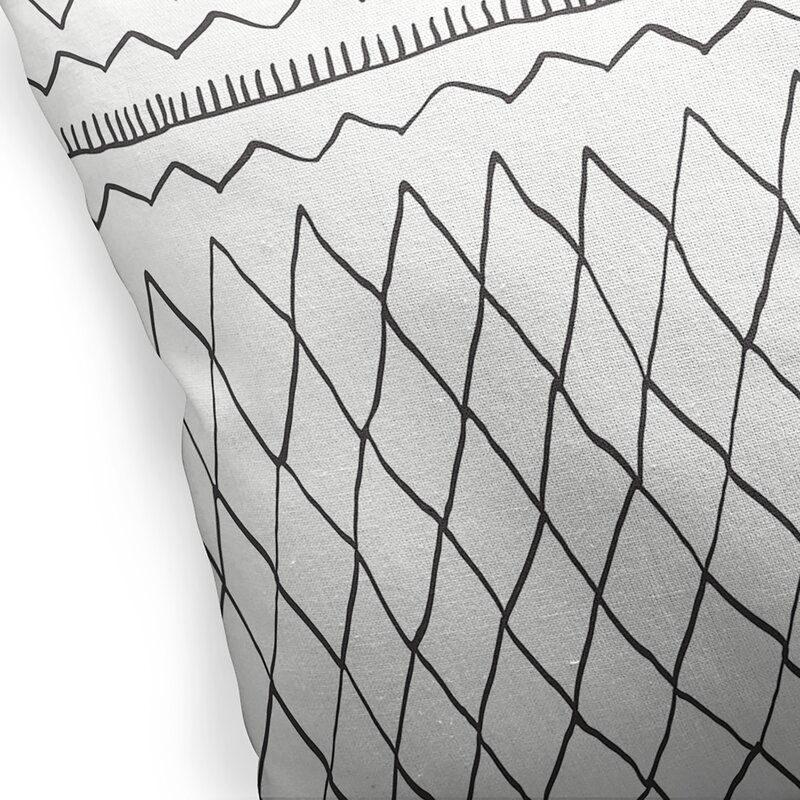 Gerrald Cotton Indoor Outdoor Geometric Pillow thumbnail 2