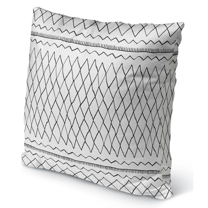 Gerrald Cotton Indoor Outdoor Geometric Pillow thumbnail 3