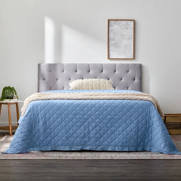Cy Upholstered Panel Headboard-Queen thumbnail 2