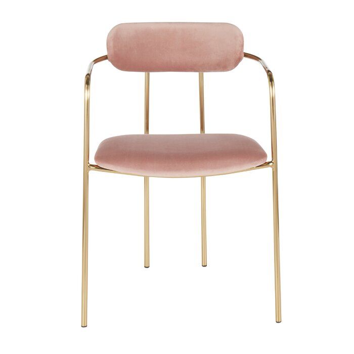 Bellatrix Velvet Upholstered Arm Chair thumbnail 3
