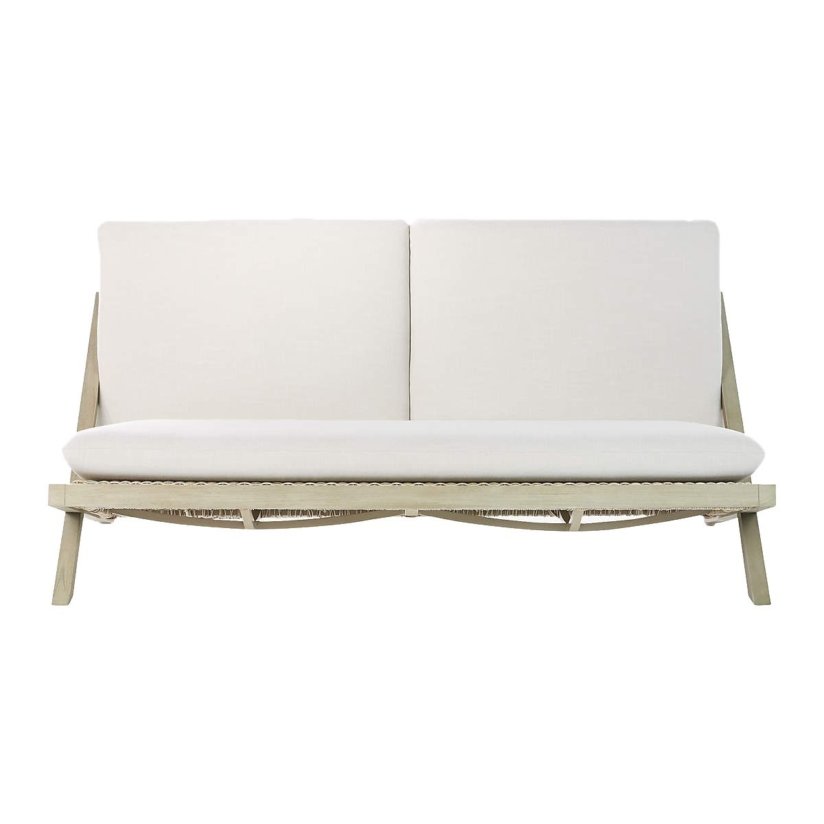 LECCO TEAK OUTDOOR LOVESEAT thumbnail 3