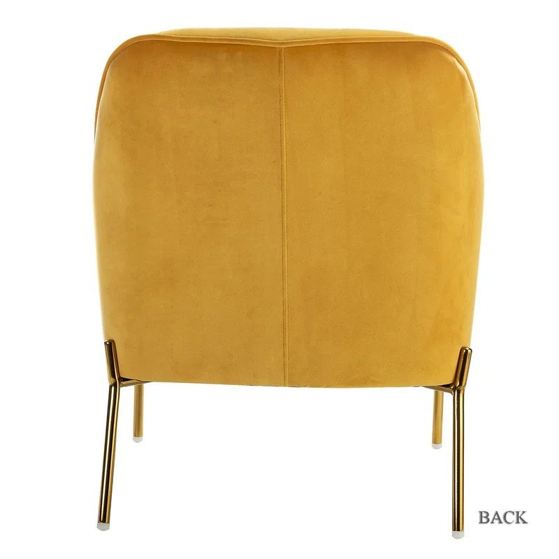 Dallin Wide Tufted Velvet Armchair thumbnail 3