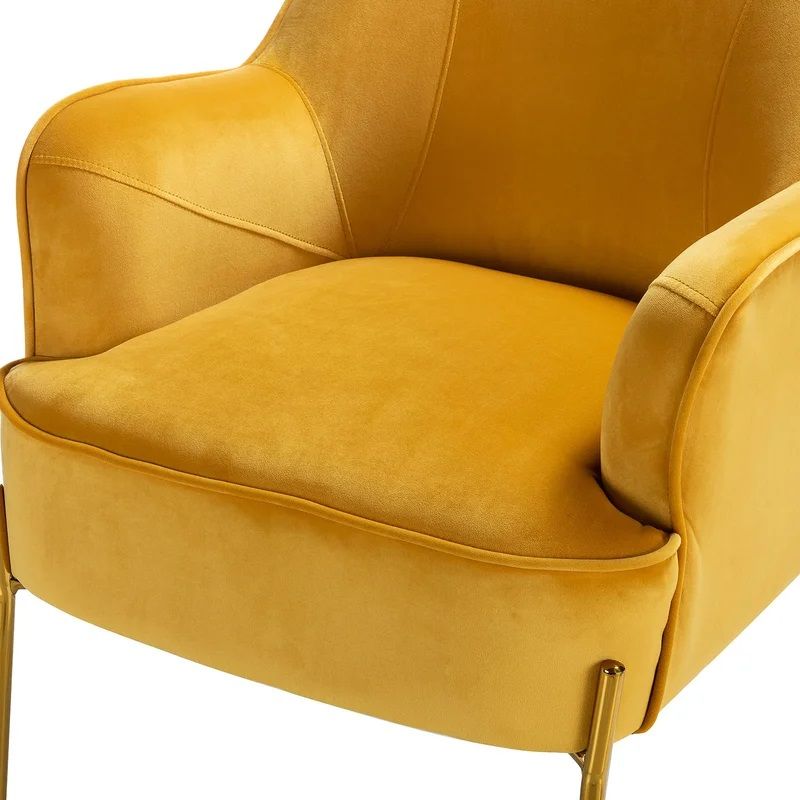 Dallin Wide Tufted Velvet Armchair thumbnail 4