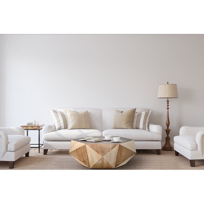 RAYMUNDO SOLID WOOD PEDESTAL COFFEE TABLE thumbnail 3
