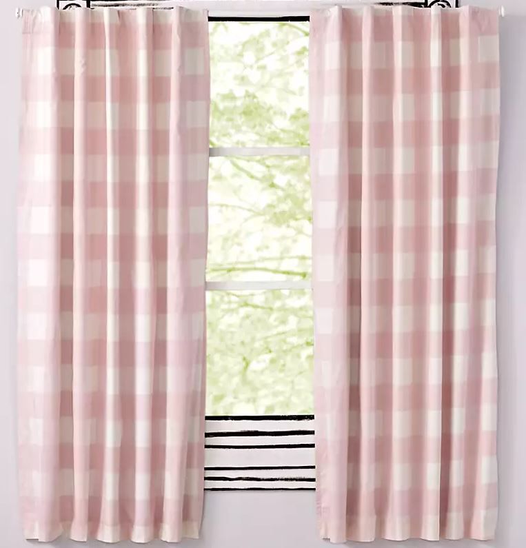 Pink Buffalo Check Blackout Curtains thumbnail 4