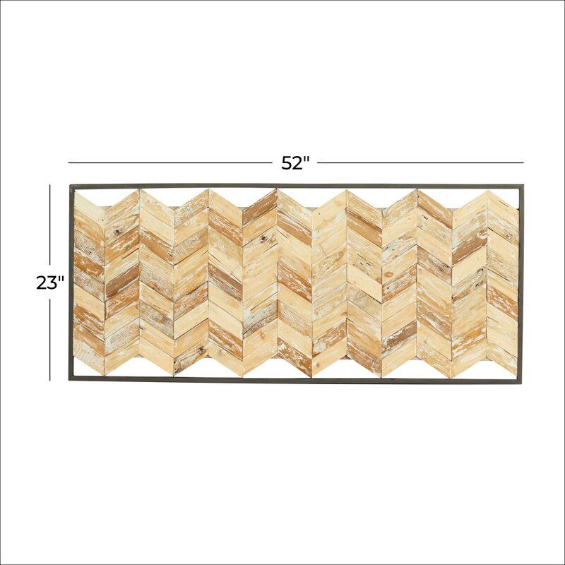 Teak Wood Wall Decor thumbnail 3