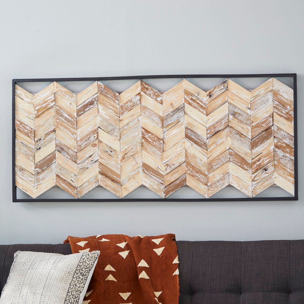Teak Wood Wall Decor thumbnail 4