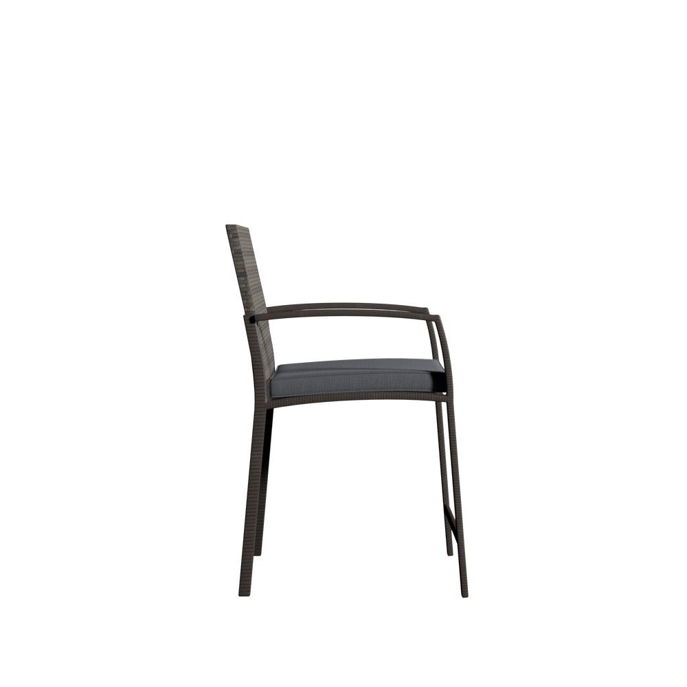 Abdallah Rectangular Long Bar Height Chair thumbnail 2