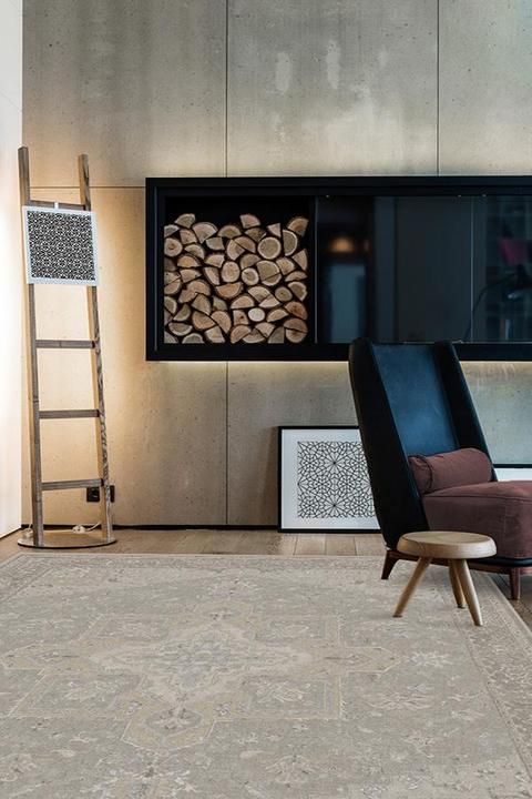 Maral Heriz Creme Rug-9'x12' thumbnail 2