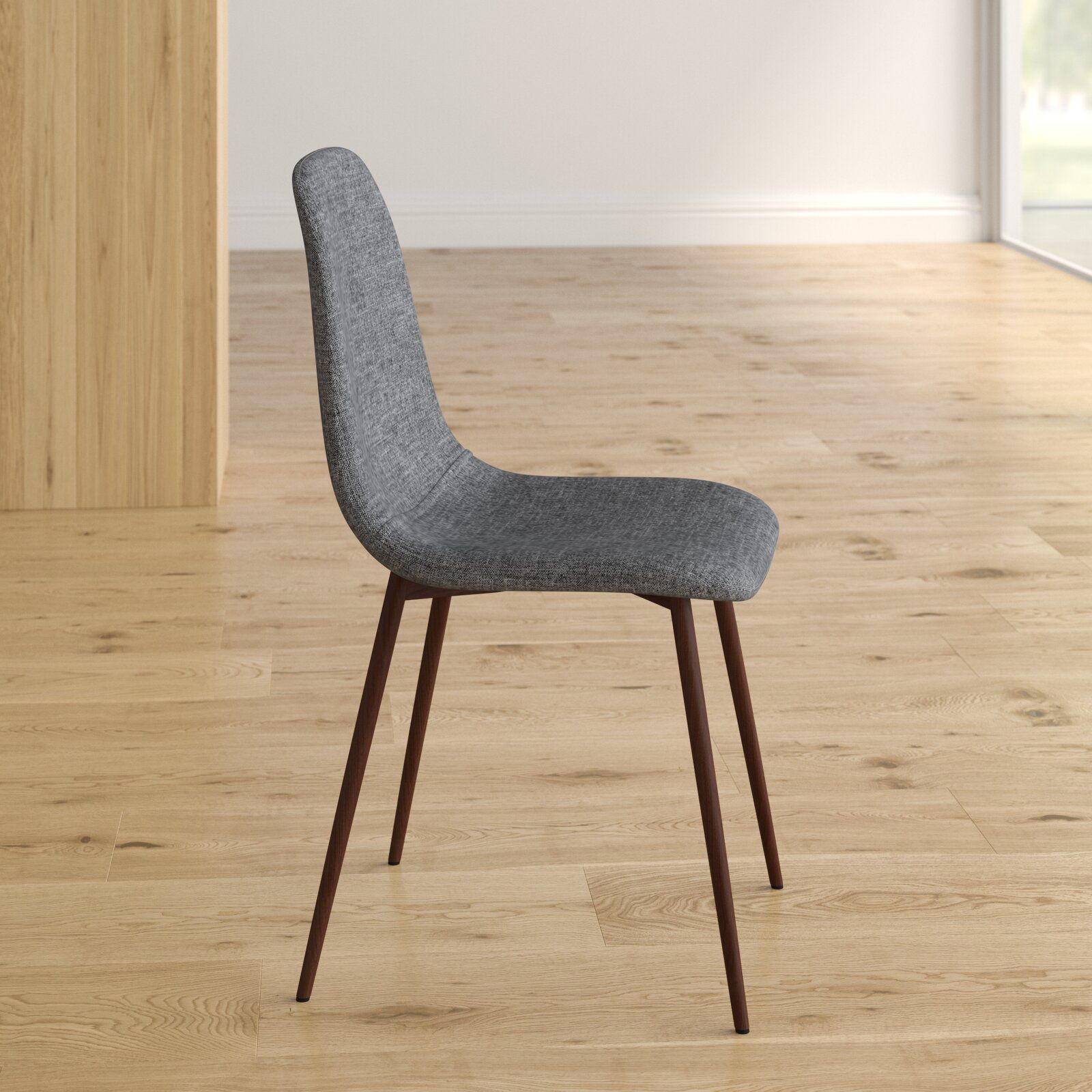 Capasso Upholstered Side Chair in Gray thumbnail 4