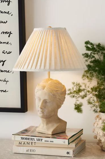 Grecian Bust Table Lamp thumbnail 2