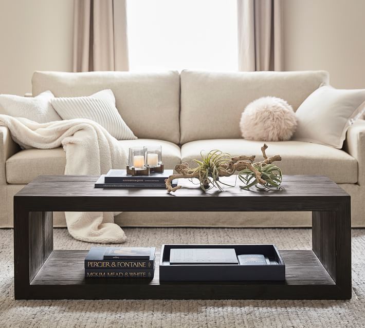 Folsom Rectangular Coffee Table (58") thumbnail 2