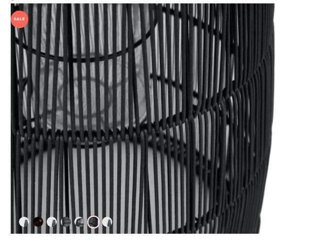 Vezda Black Large Lantern thumbnail 4