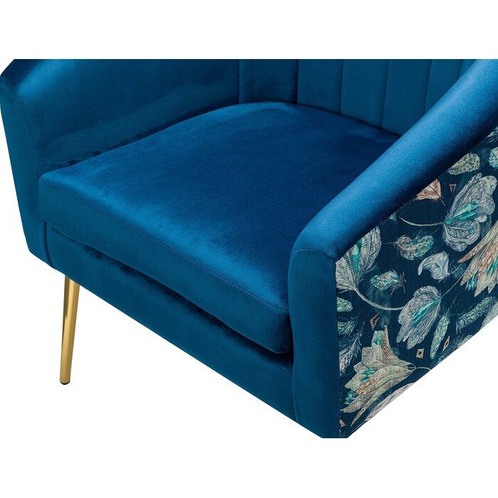 Asuka 27.5'' Wide Tufted Barrel Chair thumbnail 5