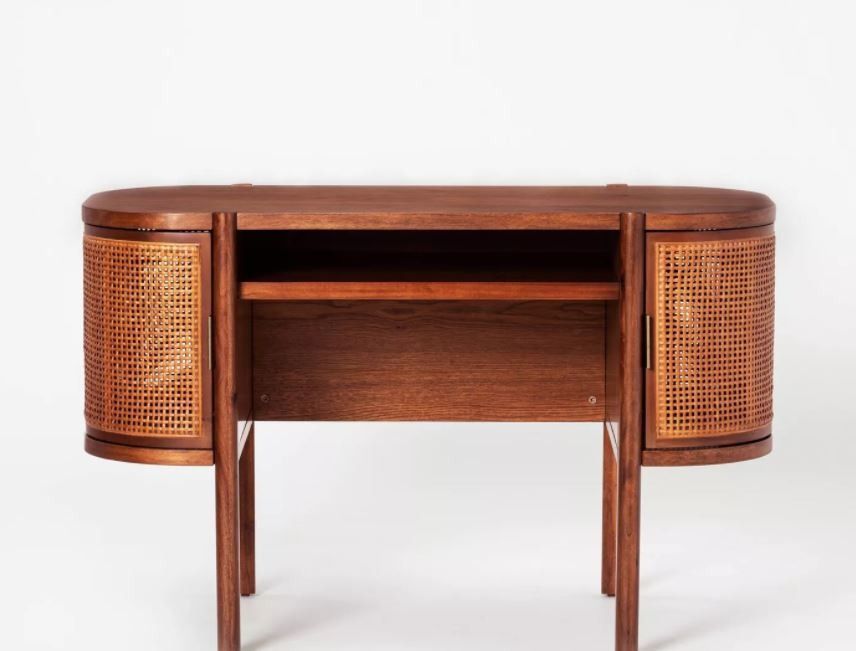 Portola Hills Caned Desk  thumbnail 3