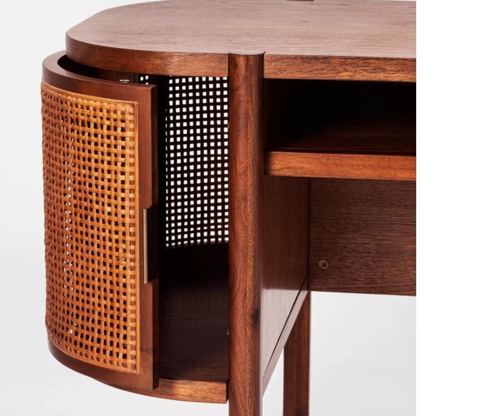 Portola Hills Caned Desk  thumbnail 4