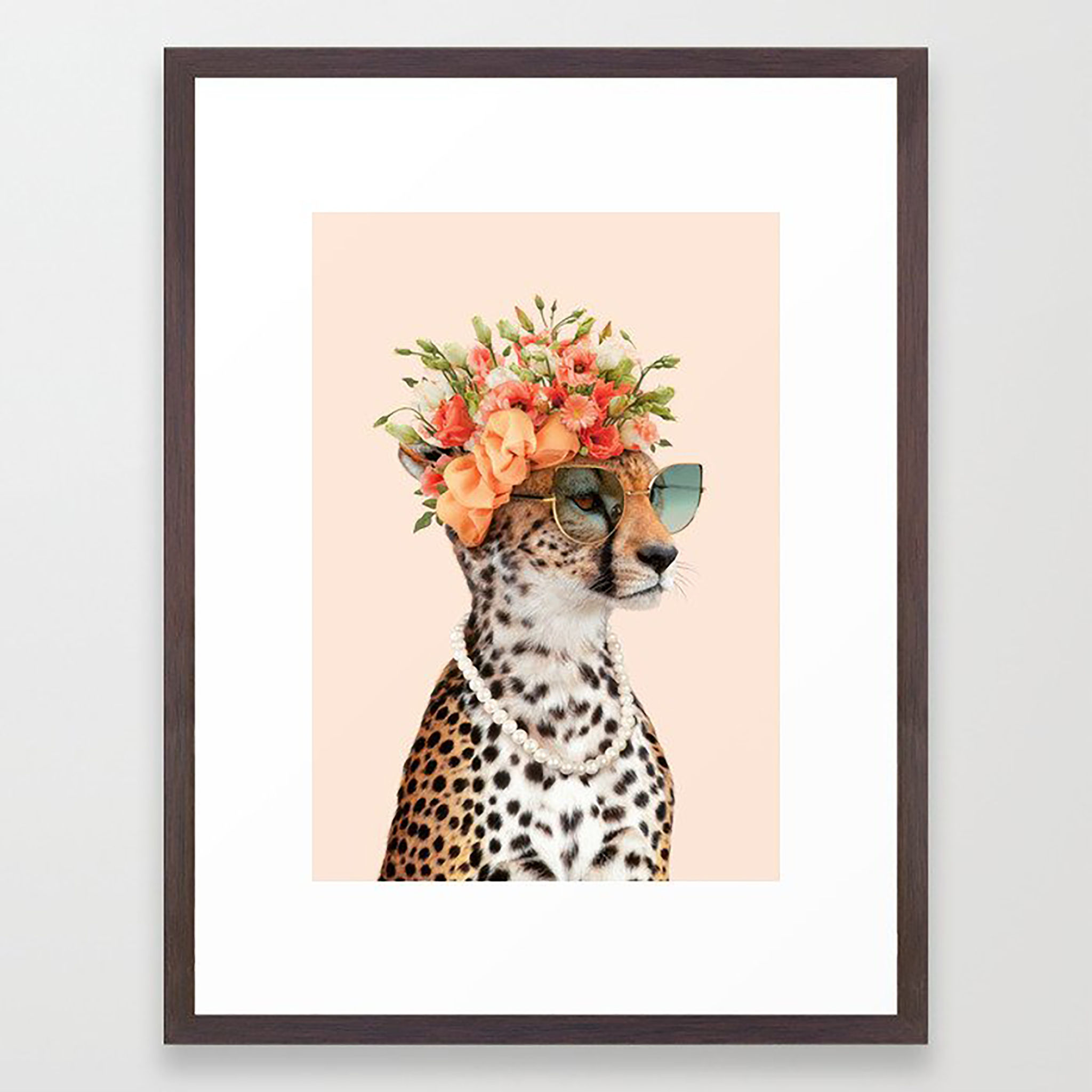 ROYAL CHEETAH Framed Art Print thumbnail 2