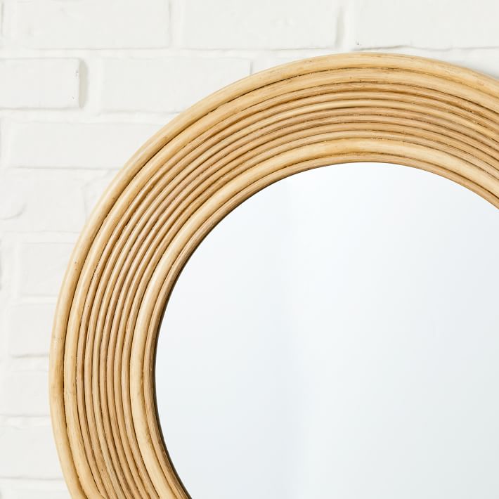 Desert Sun Mirror - Natural Cane thumbnail 2