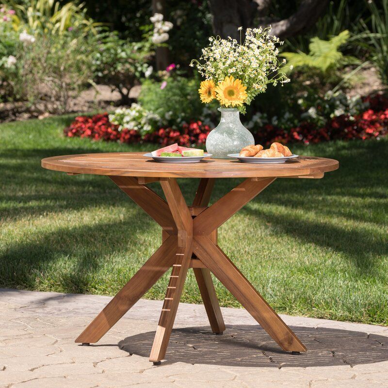 Kaylie Solid Wood Dining Table thumbnail 2