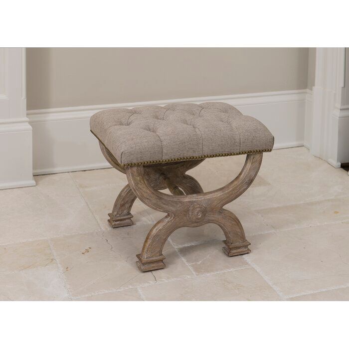 Chapman Wood Vanity Stool thumbnail 5