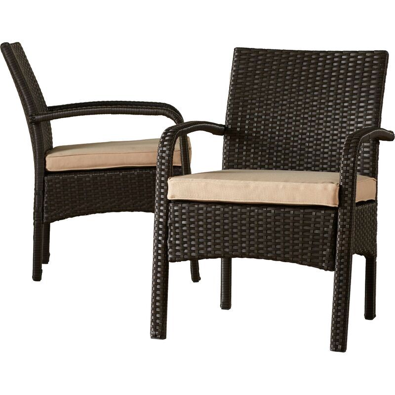 Lauer 4 Piece Rattan Chair thumbnail 2